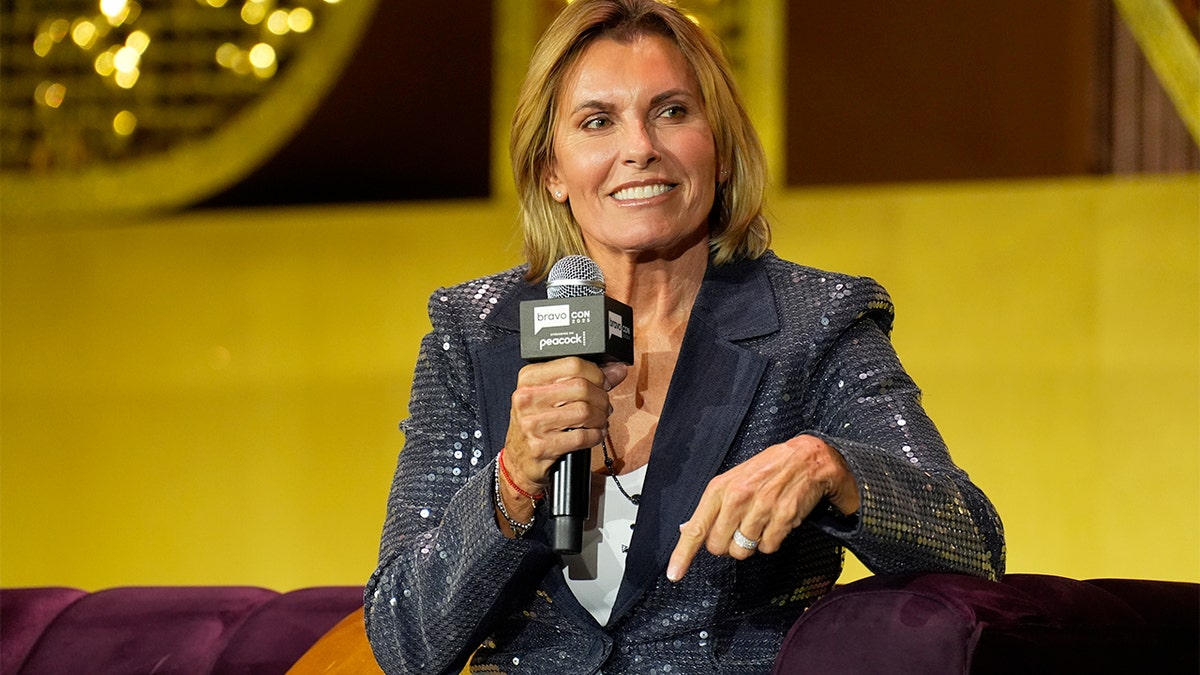 Sandy Yawn standing at Caesars Forum in Las Vegas.