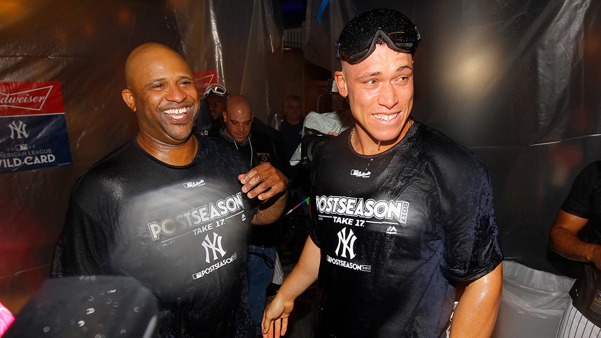 CC Sabathia and Aaron Judge