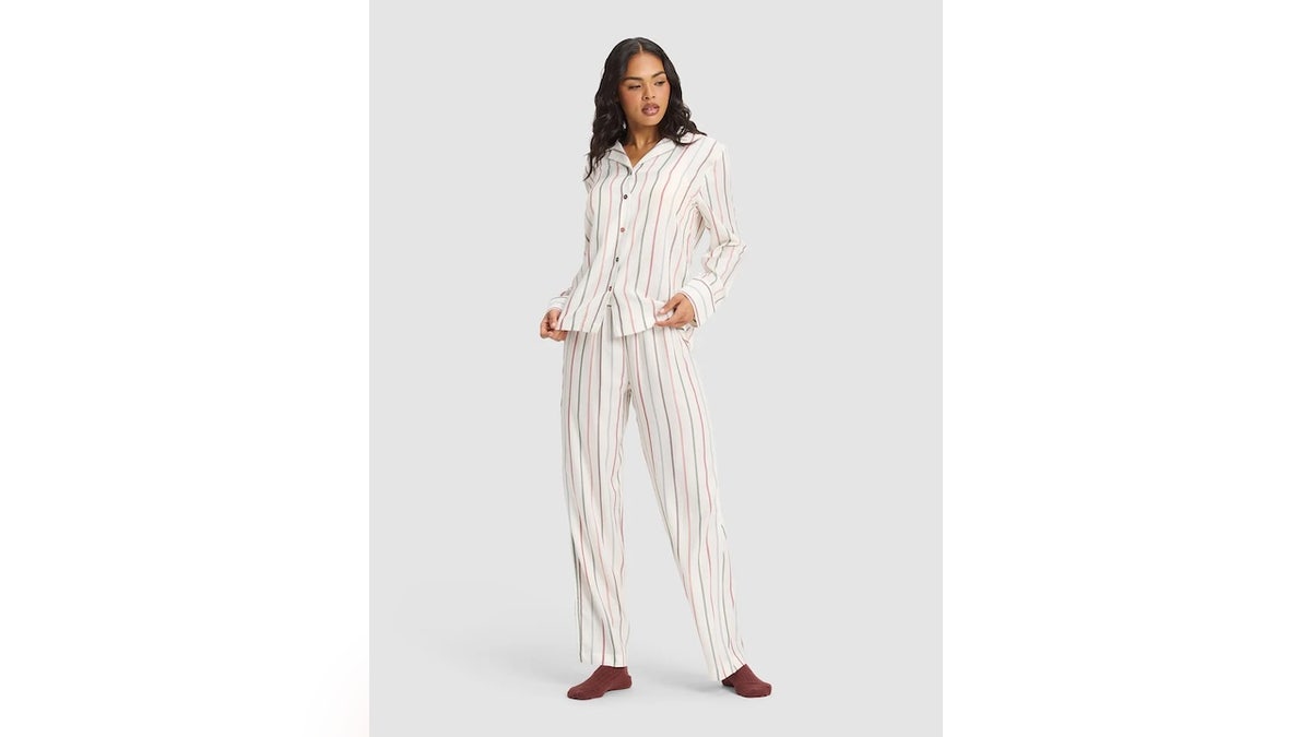 Stretchy and oversized, these flattering pajamas will be your new favorites.