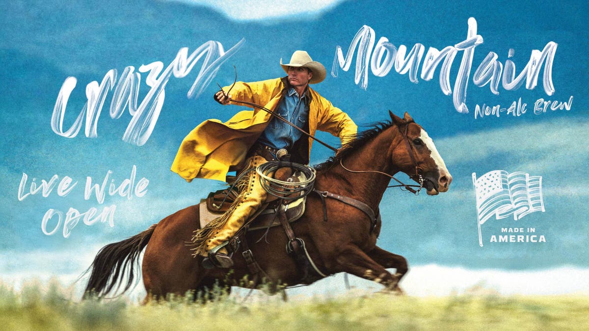 An ad for Crazy Mountain