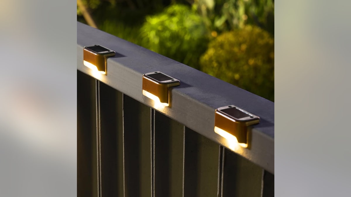 Light up dark walkways or steps.