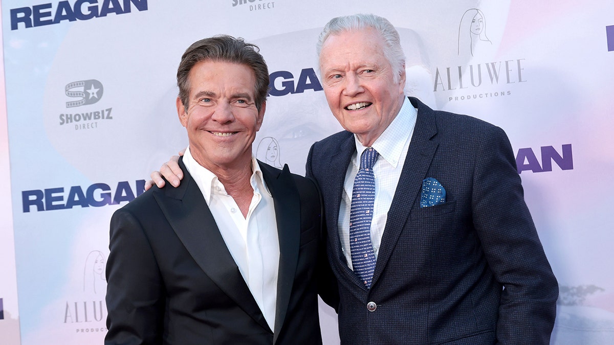 Dennis Quaid with Jon Voight