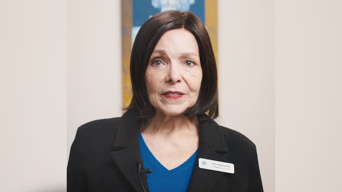DuPage County Clerk Jean Kaczmarek speaks in a video message about election security and ICE presence near polling locations.