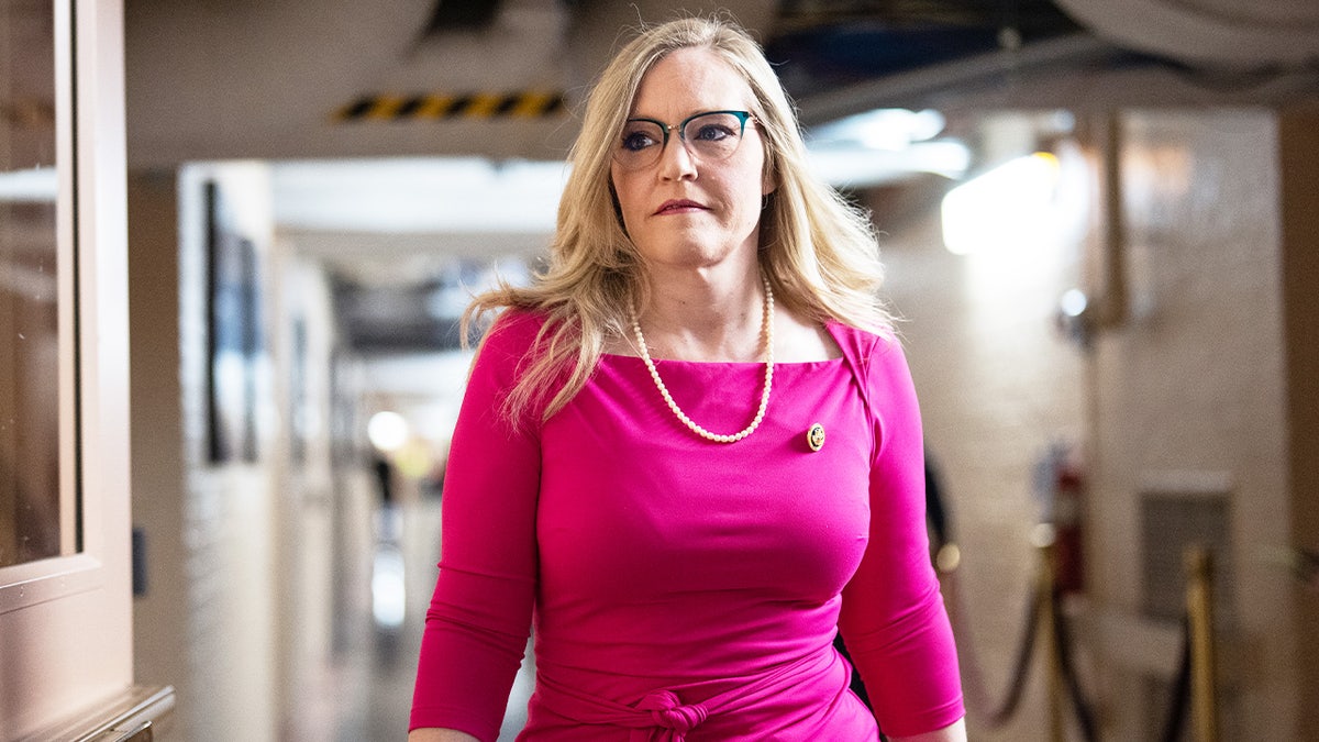Rep. Erin Houchin in the hallways of the U.S. Capitol