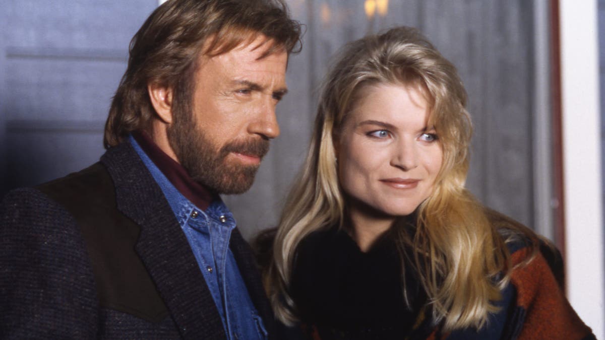 Sheree J. Wilson and Chuck Norris