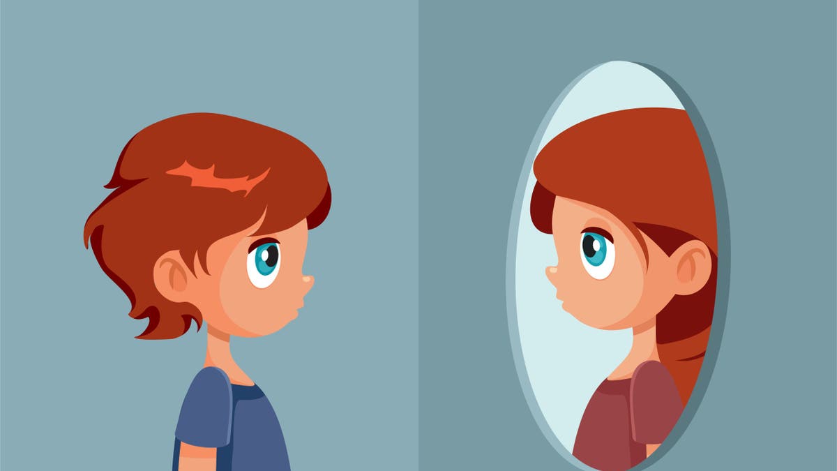 Little boy, who is strugglng with their gender, identifying as a girl