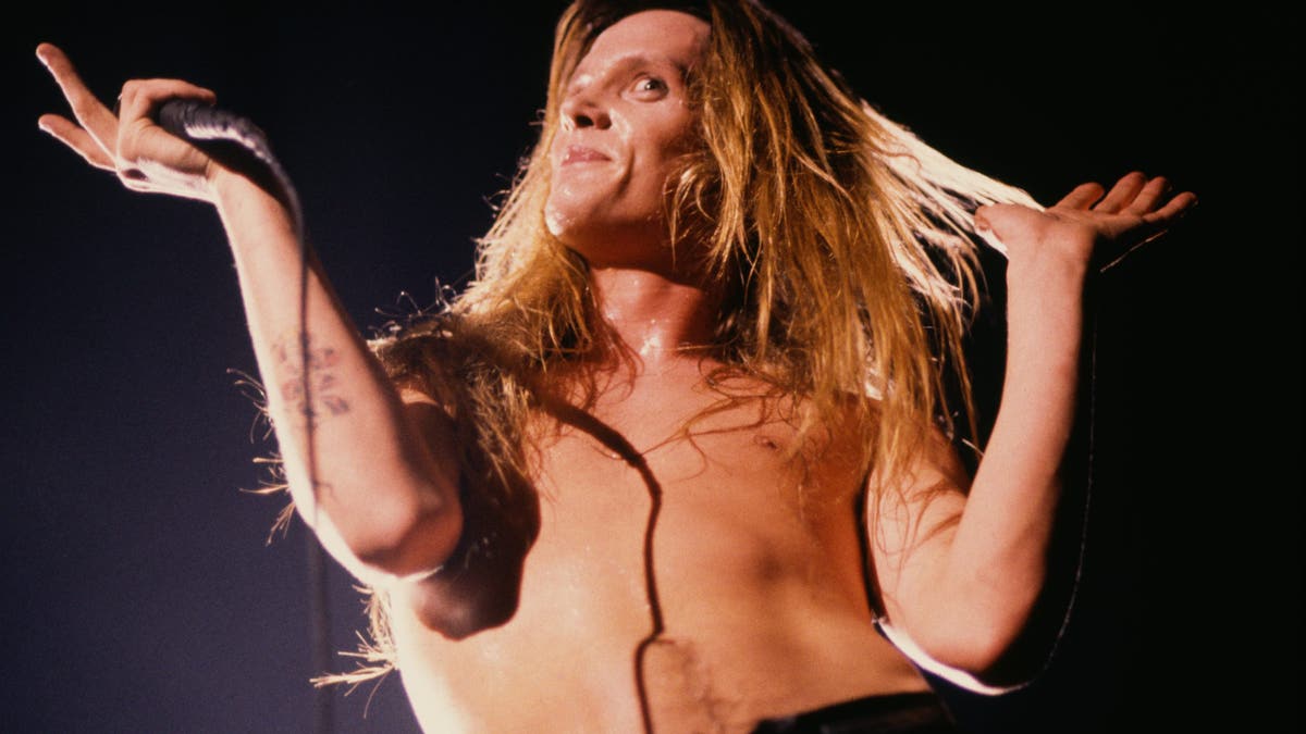 Sebastian Bach on stage