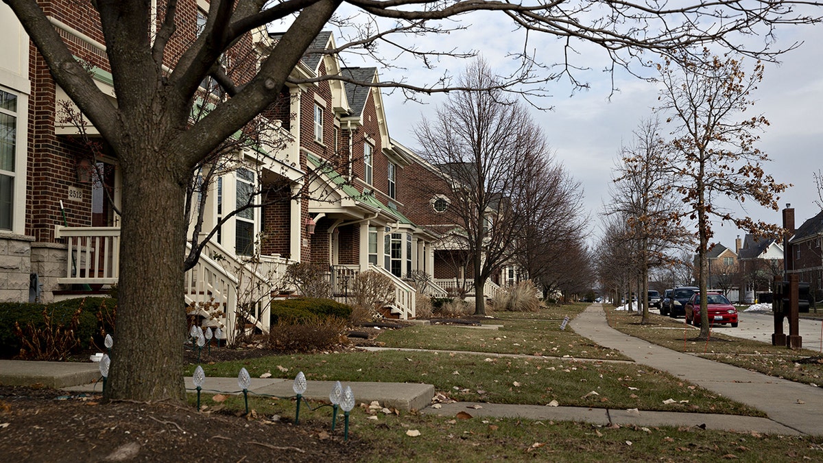 Neighborhood in Glenview, Illinois.