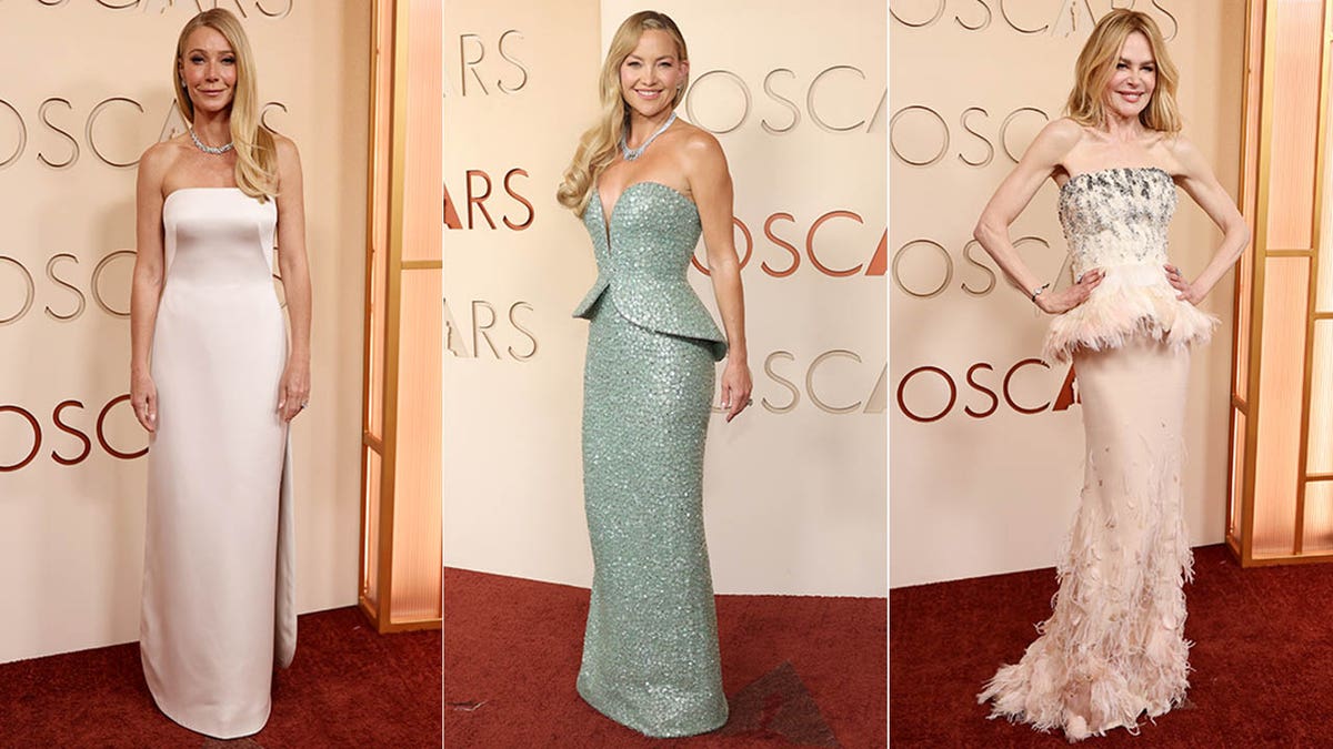 A split of Gwyneth Paltrow, Kate Hudson and Nicole Kidman at the Oscars