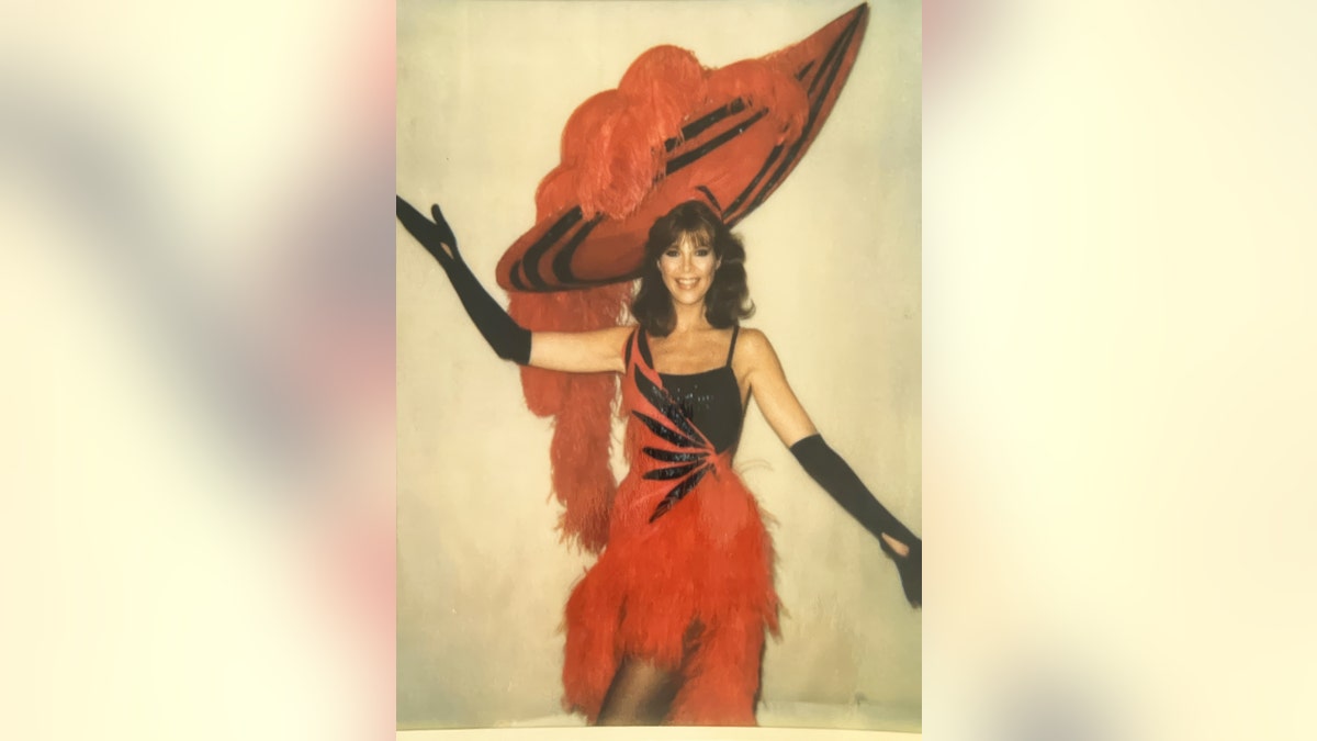 Holly Hallstrom wearing a Spanish dancer's costume.