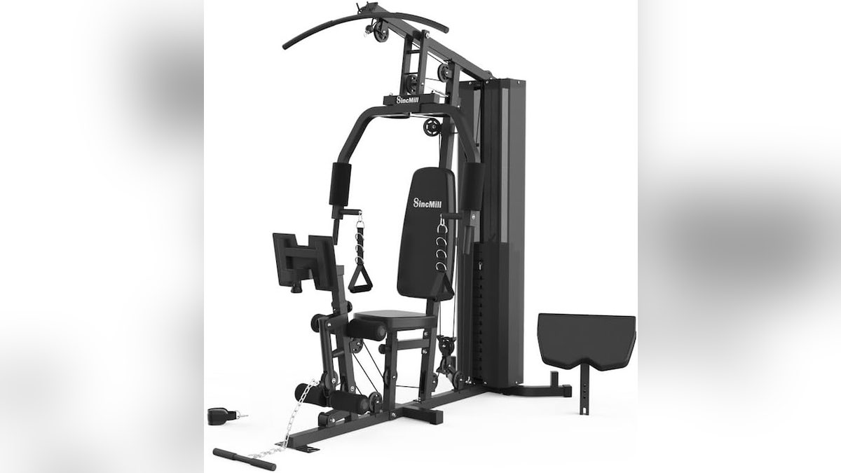 A full-body home gym in one compact machine.