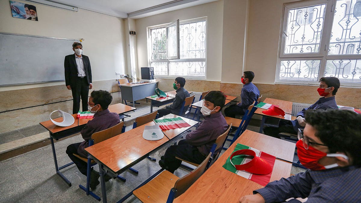 scuola nella capitale Teheran, Iran