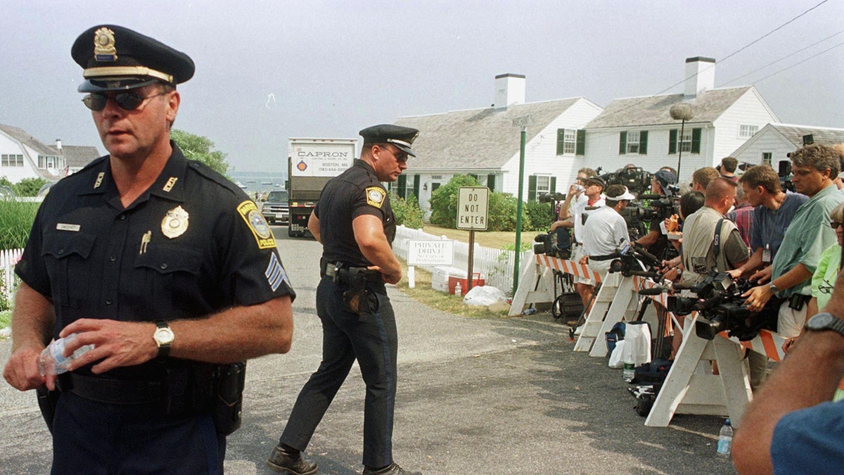 Police during the search for John F. Kennedy Jr.