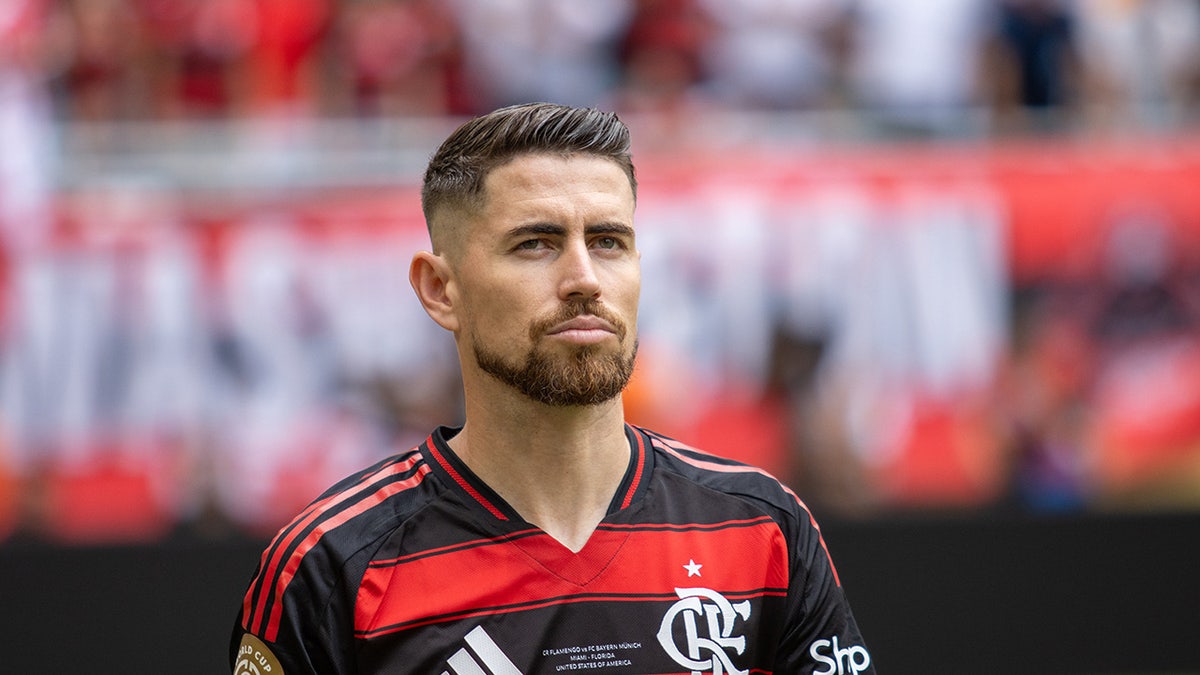 Jorginho plays soccer