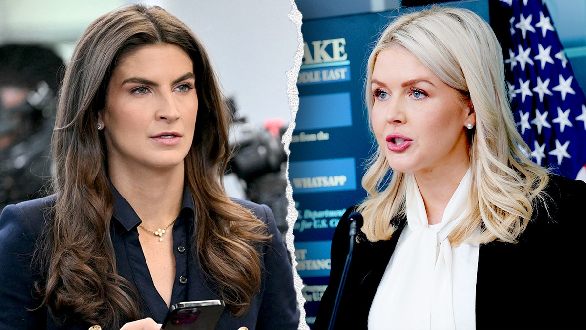 Kaitlan Collins, Karoline Leavitt spar