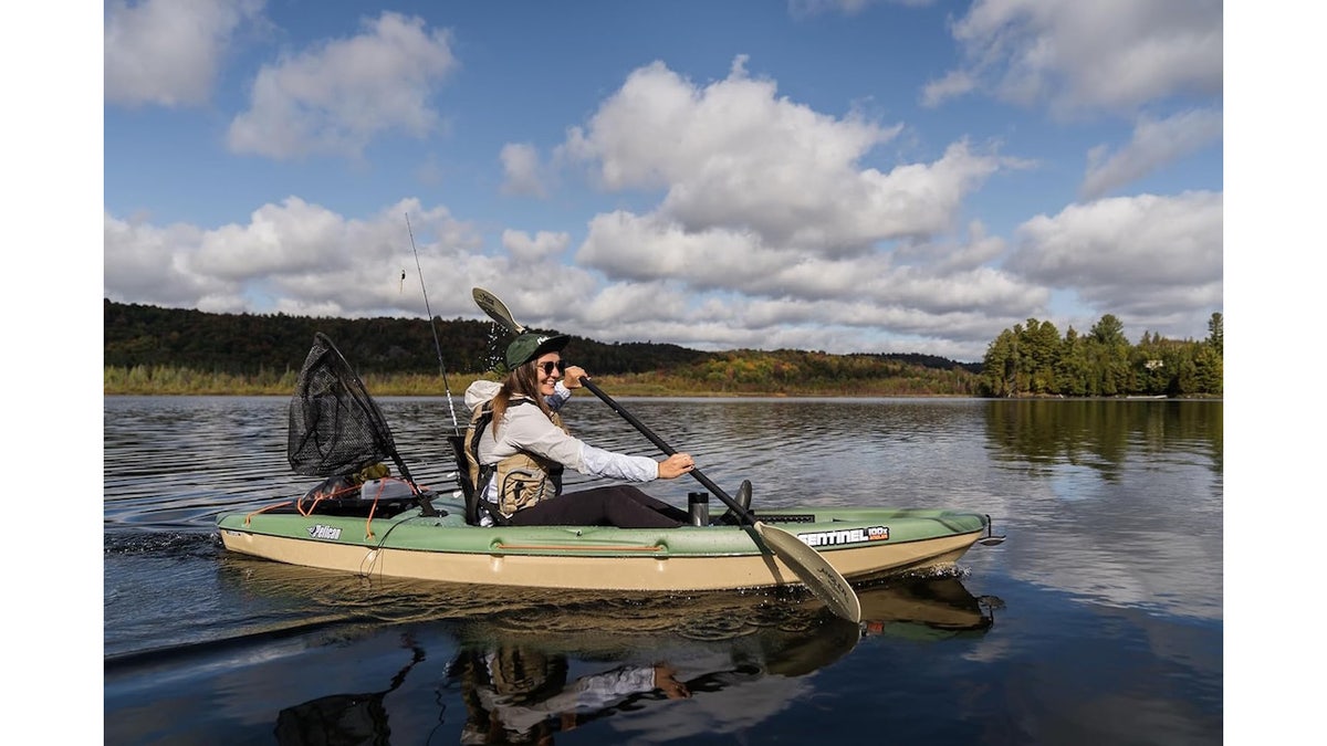 The removable storage compartment keeps personal items secure and dry.