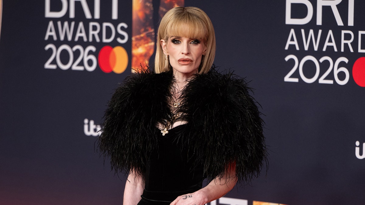 Kelly Osbourne at the Brit Awards in England in February 2026.
