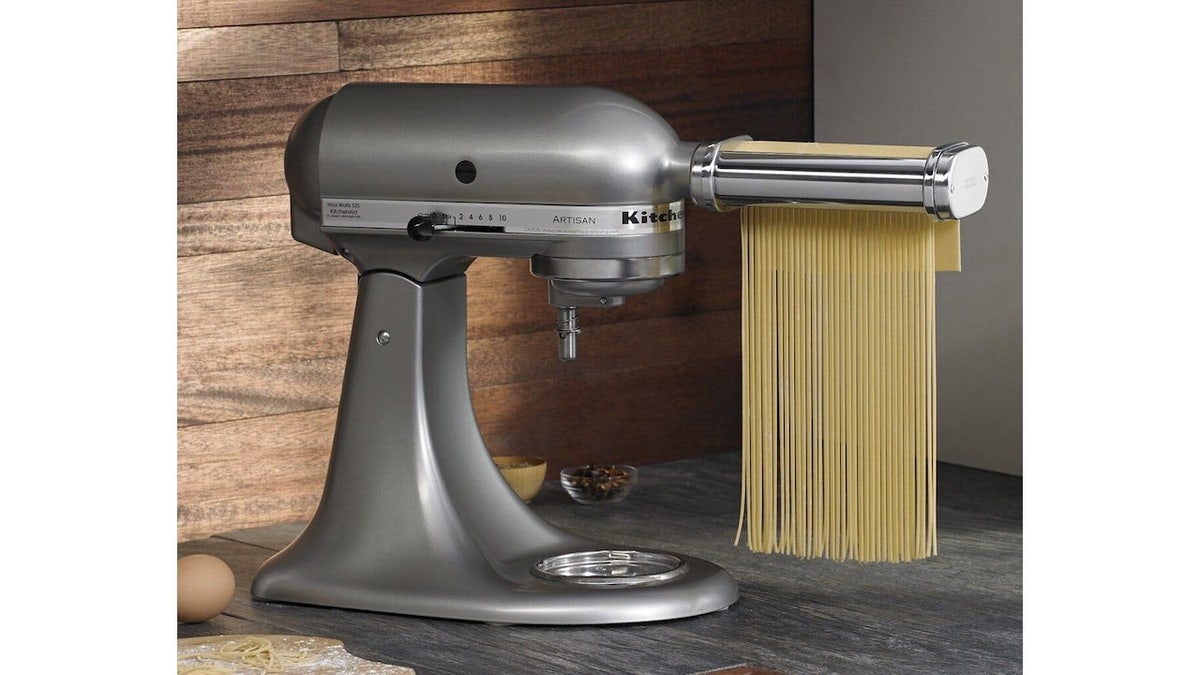 Make pasta at home with this easy-to-use attachment.