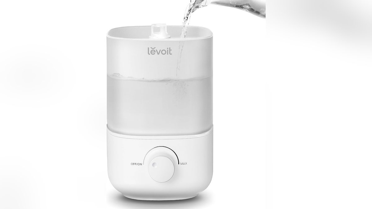 Add moisture to dry air for stuffy nose relief.