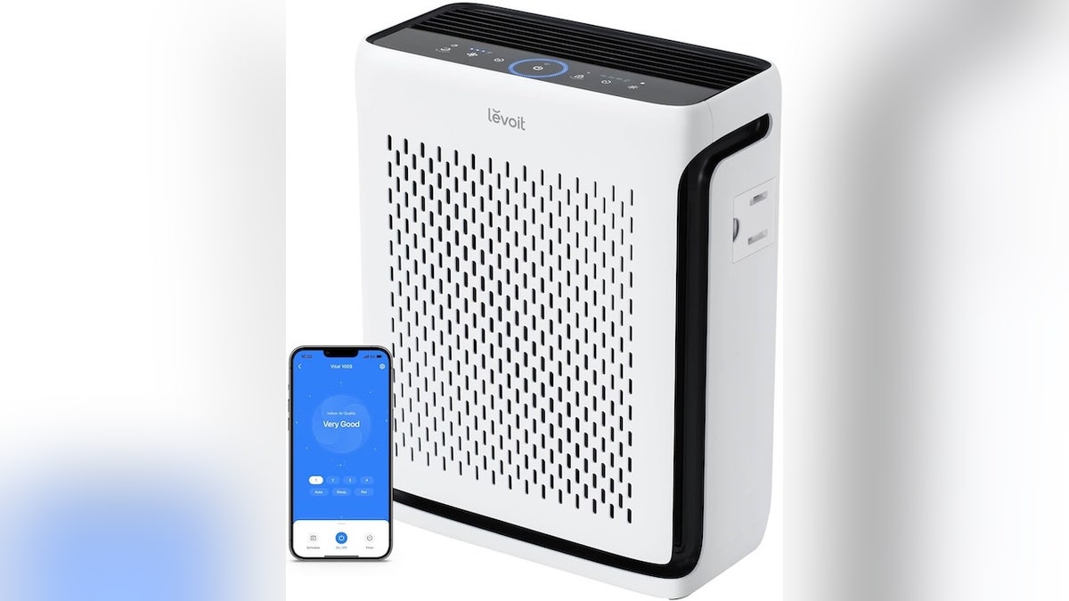 Designed for homes with pets, this purifier relies on a three-stage filtration process.