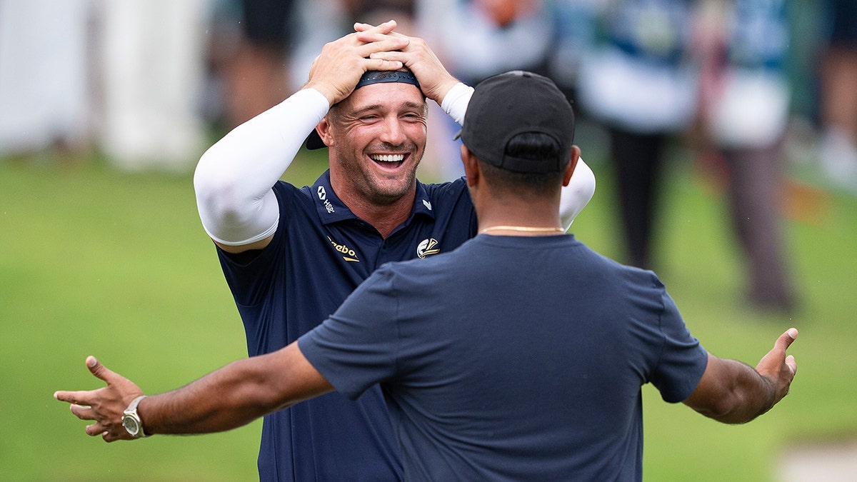 Bryson DeChambeau in disbelief