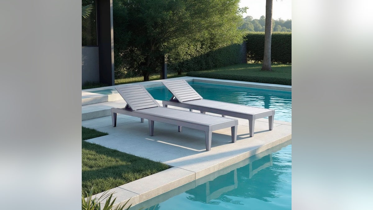 Recline and relax outside.