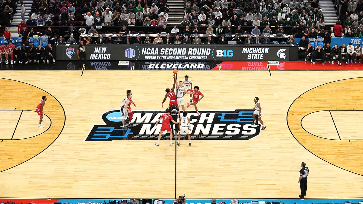 March Madness court