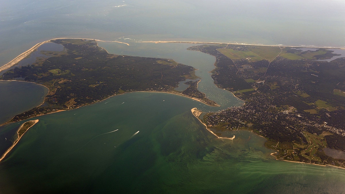 Aerial view of Martha's Vineyard.