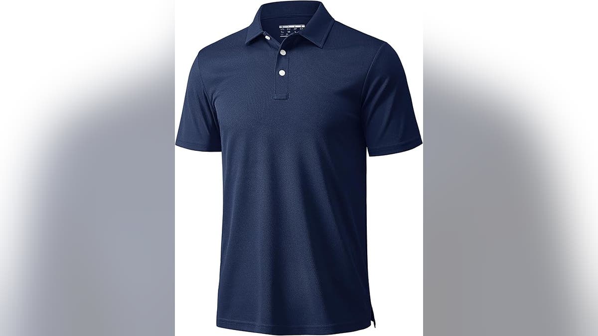 Wear soft, breathable polo to work or on weekends.