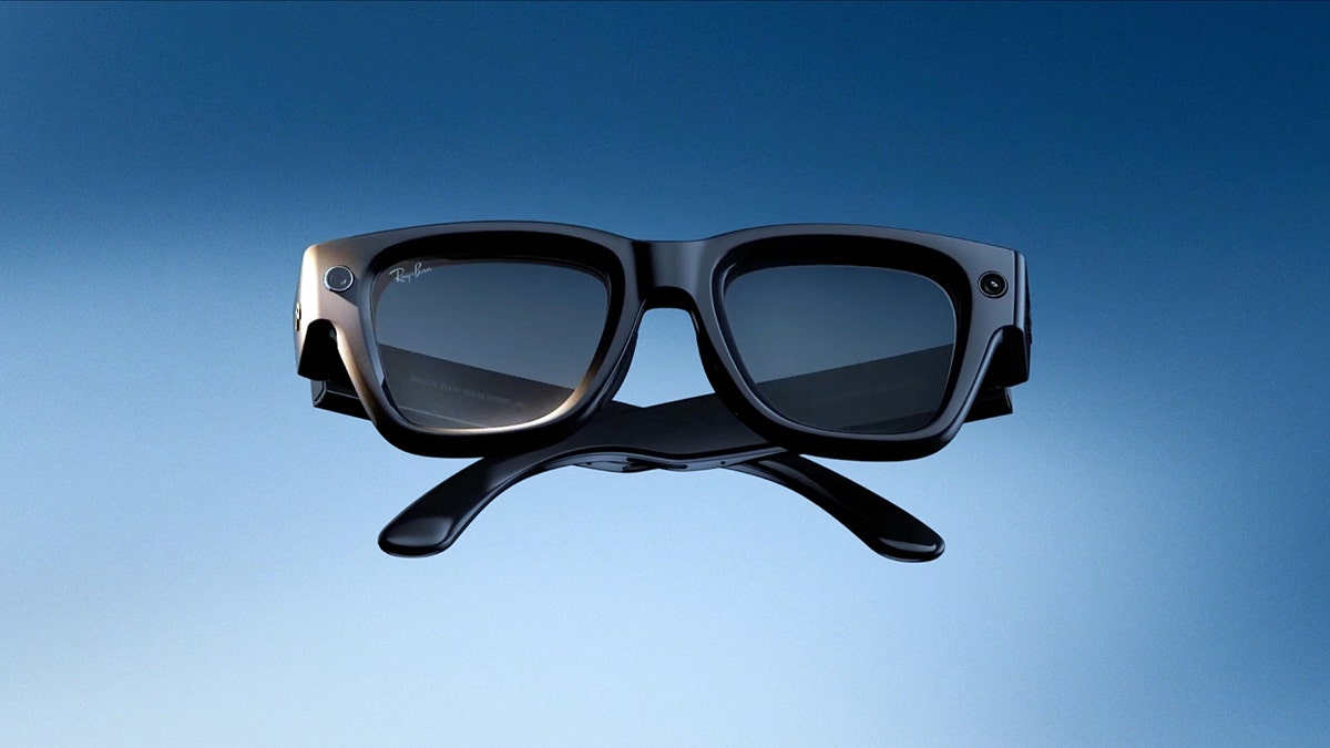 A pair of Meta smart glasses