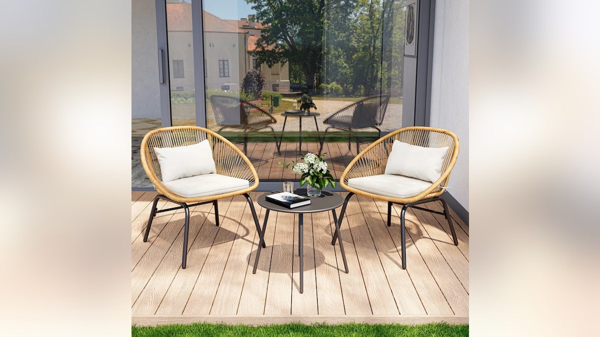 Create a cozy spot for two.