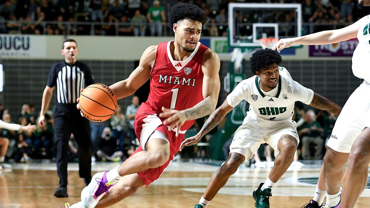 Trey Perry drives to the basket