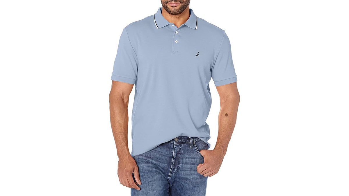 Lightweight and comfortable, this cotton polo is an easy go-to for warmer days.