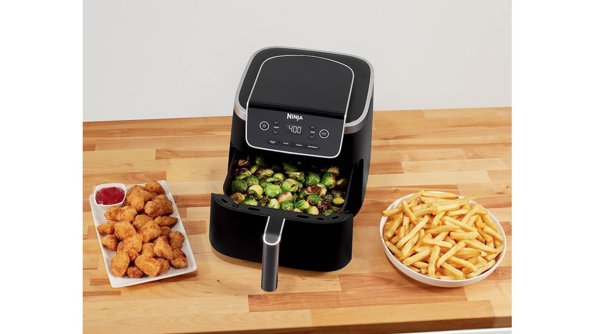 Crisp your favorite snacks in this high-heat air fryer.