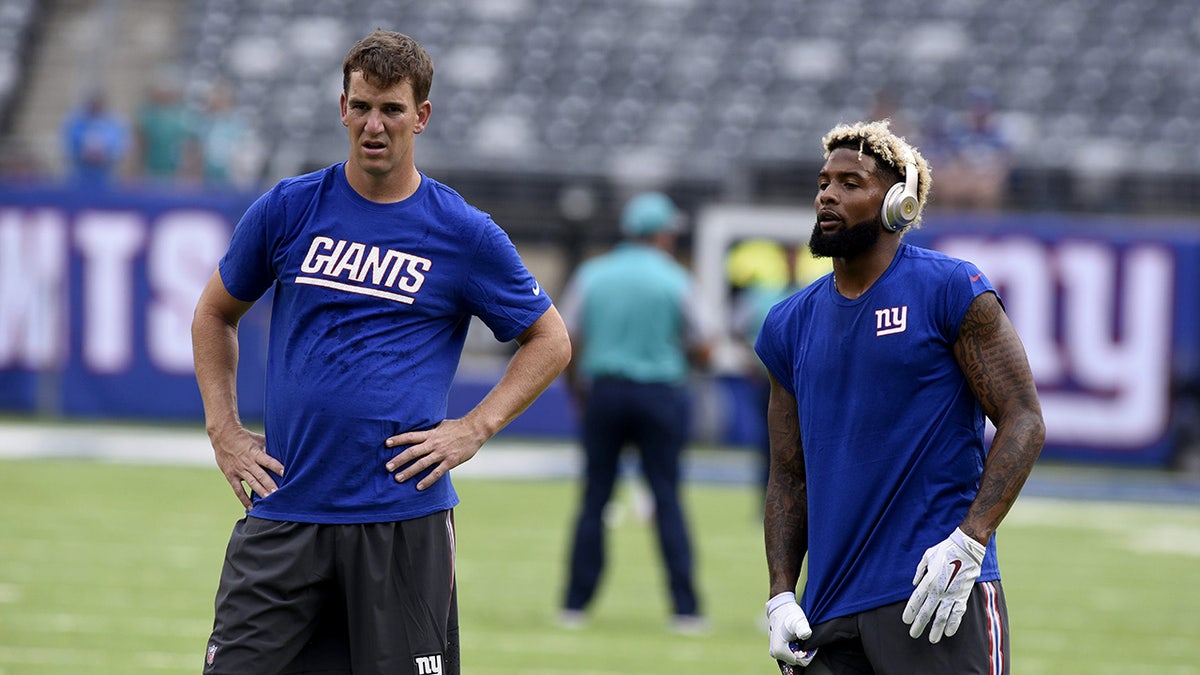 Eli Manning and Odell Beckham Jr.