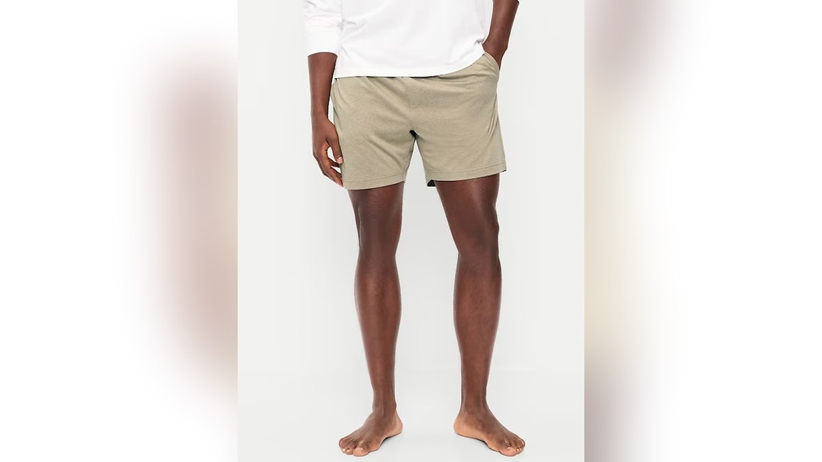 Pajama shorts with pockets.