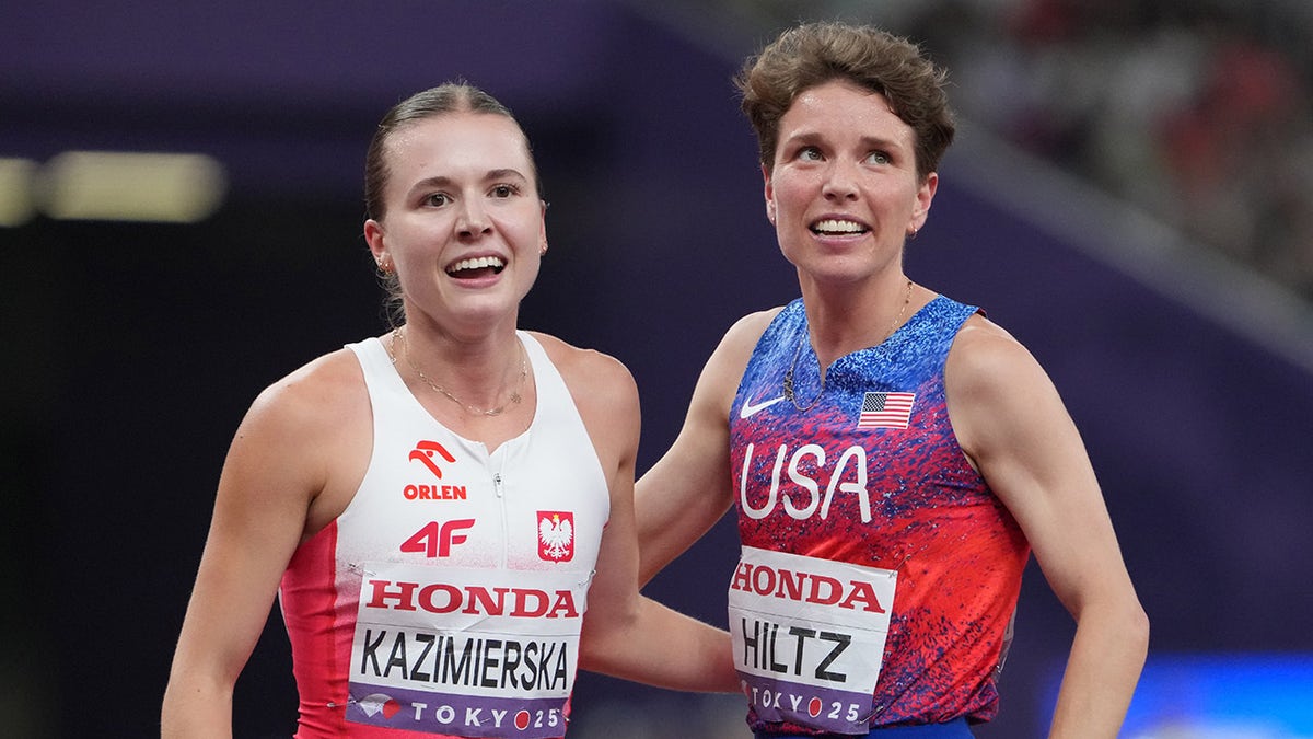 Nikki Hiltz seen with Klaudia Kazimierska
