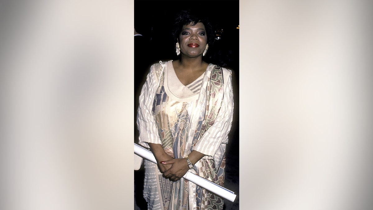 Oprah Winfrey at the Oscars nominees luncheon in March 1986.