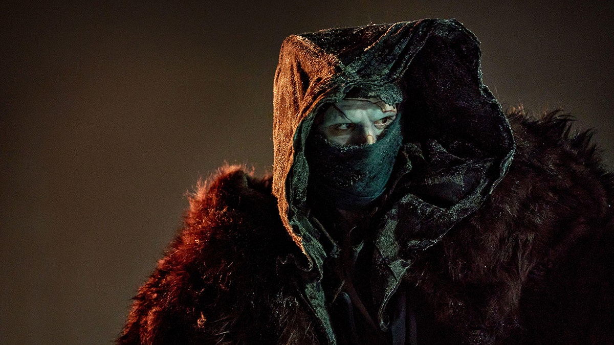 Jacob Elordi as The Creature in the film Frankenstein.