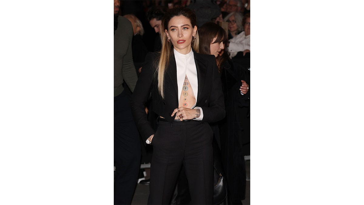 Paris Jackson attending a fashion show