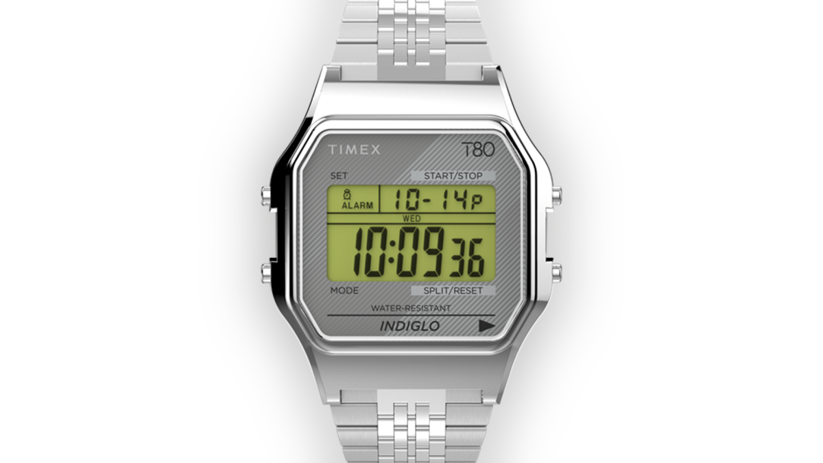 This watch is built tough with a light-up face. 