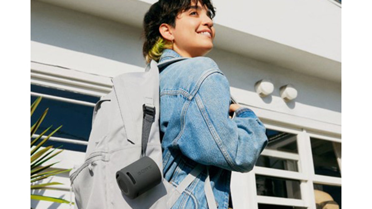 This speaker is small and durable enough to take anywhere.