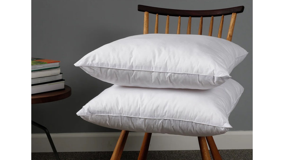 Plush yet supportive, these pillows give the right amount of bounce.