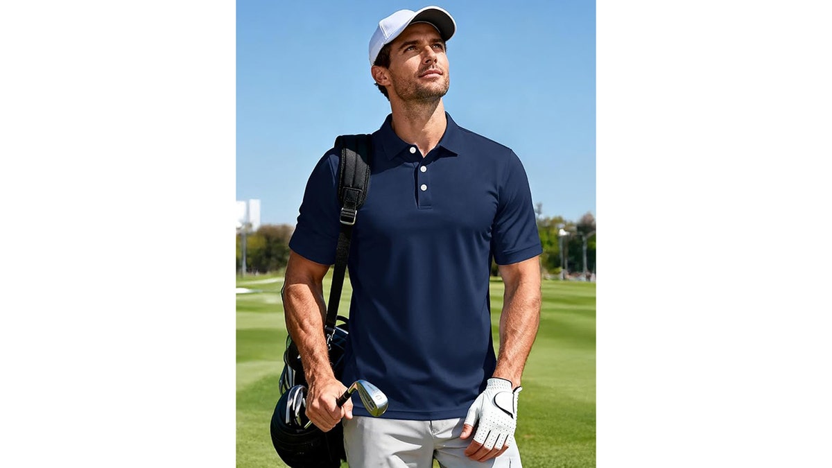 At under $10, this lightweight polo is an easy warm-weather upgrade.