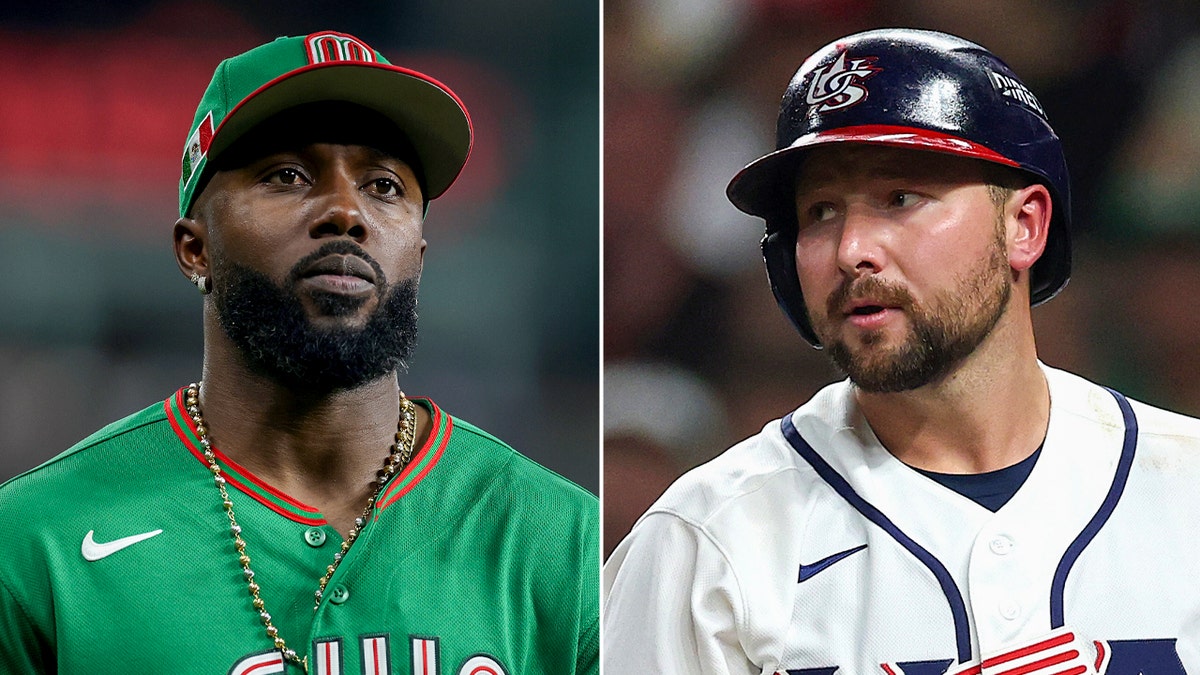 Randy Arozarena and Cal Raleigh side by side