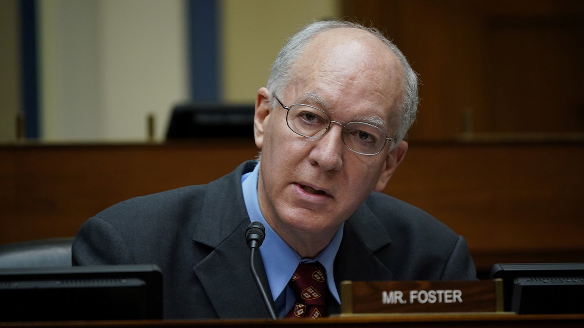 Rep. Bill Foster (D-IL) speaks as U.S. Secretary of Health and Human Services Alex Azar testifies to the House Select Subcommittee on the coronavirus disease (COVID-19) crisis, on Capitol Hill in Washington, U.S., October 2, 2020.