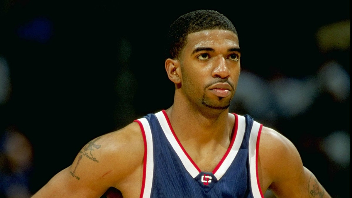 Rip Hamilton looks on