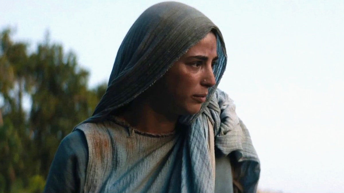 A portrayal of the Virgin Mary in the Easter special of "The Saints"