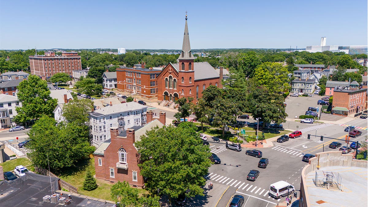 Ariel view of Salem Massachusett