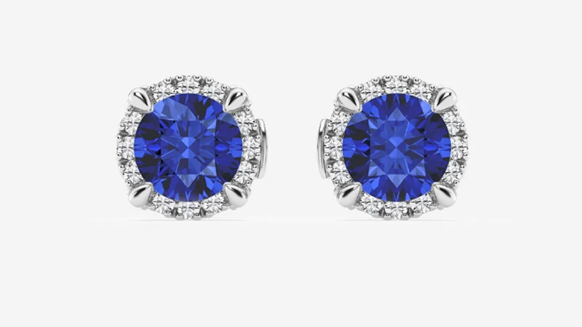 For a classic, understated look, these sapphire studs are an easy pick.